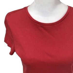 Talbots Womens Tee Shirt Top, Petite Small, Coral